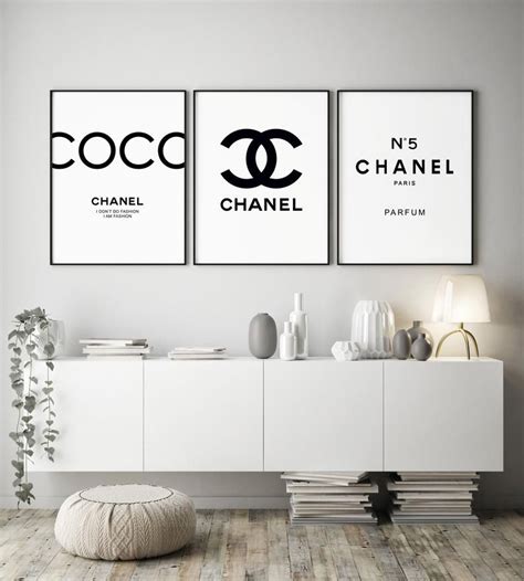 chanel logo art print|chanel prints for wall.